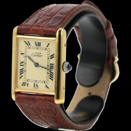 Montre Cartier Montre Tank Vermeil 58 Facettes MT43313
