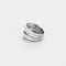 Bague 49 Bague moderne or blanc et diamants 58 Facettes EVR2612