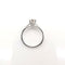 Bague 52 Bague solitaire Or blanc Diamant 58 Facettes