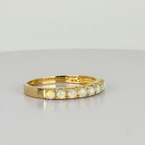 Bague Bague opales facettées en or jaune 14k 58 Facettes 2511009
