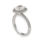 Bague 50 Solitaire diamant en or blanc 58 Facettes