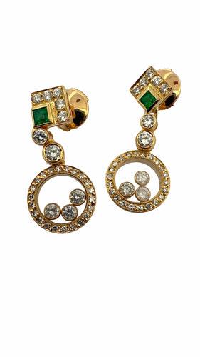 Boucles d’oreilles vintage Chopard 58 Facettes