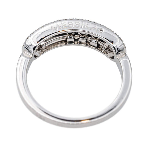 Bague 53 Messika Bague  Baby Move Or blanc Diamant 58 Facettes 4342797RV