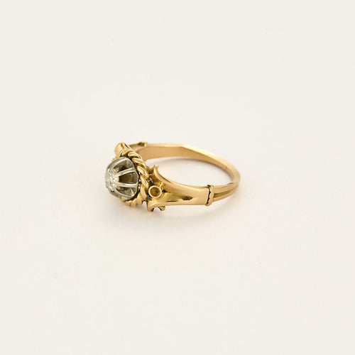 Bague 49 Bague en or jaune, or blanc et diamants 58 Facettes LIS1934