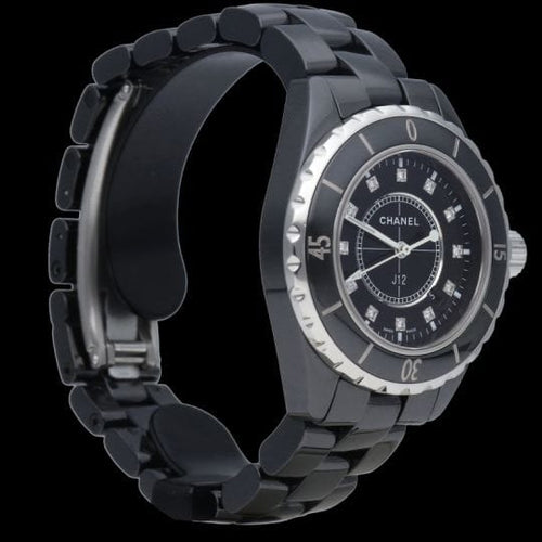 Montre Montre Chanel J 12 Diamants 33 mm Quartz 58 Facettes MT42775