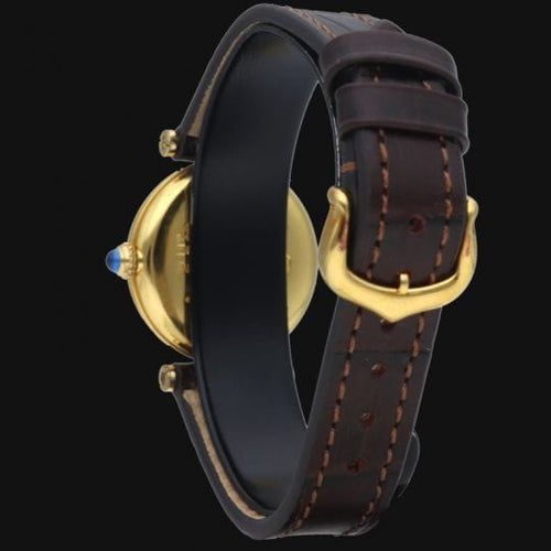 Montre Cartier Montre Must De Cartier Vermeil 58 Facettes MT41251