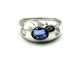 Bague BVLGARI. Bague vintage or blanc, saphir et diamants 58 Facettes