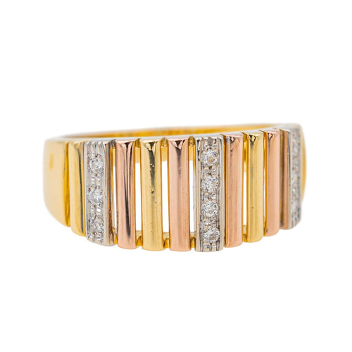 Bague 57 Bague Or jaune, Or rose, Or blanc Diamant 58 Facettes 3400446CN