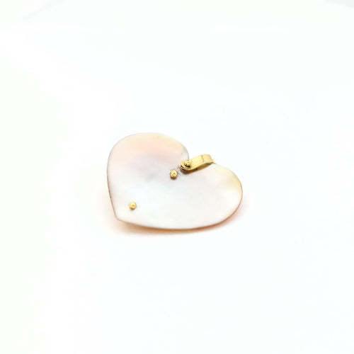 Pendentif Pendentif cœur en or jaune et nacre 58 Facettes 30069