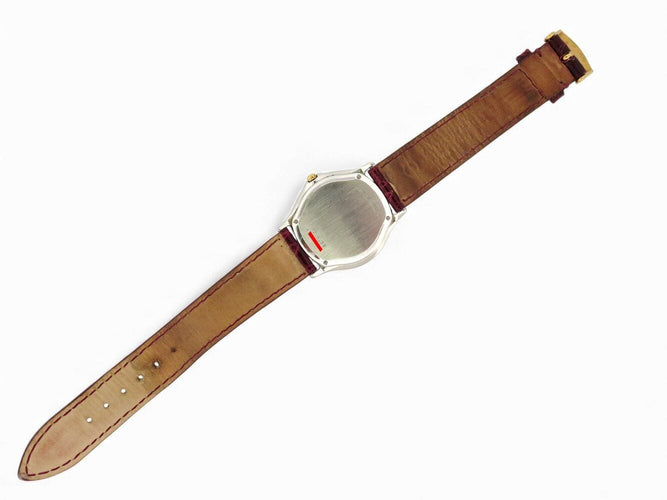 Montre vintage montre jaeger lecoultre heraion 112-5-08 quartz en acier or jaune 58 Facettes 271929