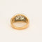 Bague 64 Bague en or jaune, platine et diamants taillés en rose. 58 Facettes CAL2430