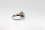 Bague 58 Bague or blanc rubis poire 58 Facettes 250019