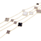 Collier Collier Van Cleef & Arpels, "Magic Alhambra", or jaune, nacre et onyx. 58 Facettes 34435
