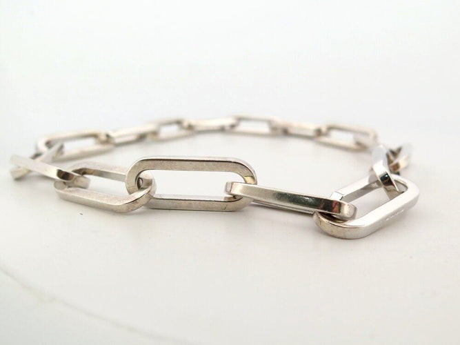 Collier collier DINH VAN chaine a maillons xl en argent massif 925 114gr 58 Facettes 266218