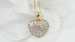 Collier 42 Collier coeur or jaune et diamants 58 Facettes 32593