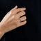 Bague 54 Solitaire or blanc avec diamant 58 Facettes 3121239