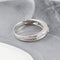 Bague 55 Bague - Bague en or blanc 18 carats et diamants taille brillant 58 Facettes 131366E