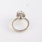 Bague Bague vintage en or blanc sertie de diamants, ornée d'une rosette. 58 Facettes 158/23