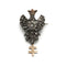 Broche Broche Croix Lorraine - Or, Argent & Diamants 58 Facettes 250291R