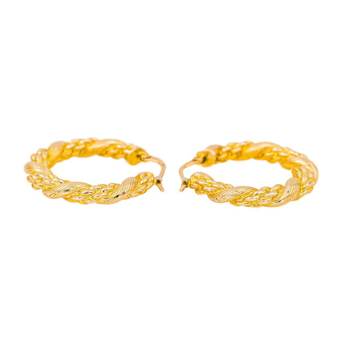Boucles d'oreilles Boucles d'oreilles Créoles Or jaune 58 Facettes 4282955CN