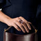 Bague cocktail en or jaune, améthyste