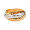 Bague 52 Cartier Bague Trinity Or rose, Or jaune, Or blanc 58 Facettes 4952741RV