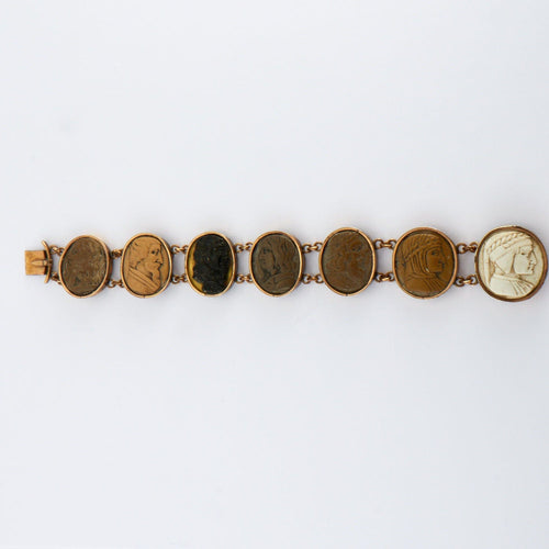 Bracelet Bracelet Camées de Lave 58 Facettes
