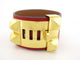 Collier bracelet HERMES collier de chien medor t2 cuir swift rouge boite 58 Facettes 264900