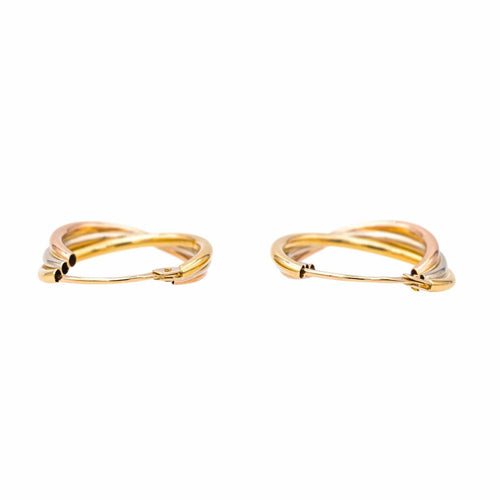 Boucles d'oreilles Boucles d'oreilles Créoles Or rose, Or jaune, Or blanc 58 Facettes 4146857RV