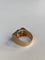 Bague 51.5 Bague Tank en or rose 18k et platine et diamants 58 Facettes