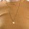 Pendentif AUGIS - Médaille coeur or jaune 58 Facettes GU25