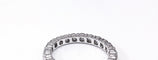 Bague 53.5 Alliance en or blanc et diamants 1,50ct 58 Facettes All.1.5ct-DV.37