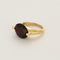 Bague 55 Bague en or jaune et grenat de type almandin 58 Facettes LOR3913
