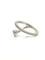 Bague 54 Bague en platine et diamants en forme de comète 58 Facettes