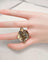 Bague 51 Pomellato - Bague Tango en or rose, quartz fumé et diamants bruns 58 Facettes