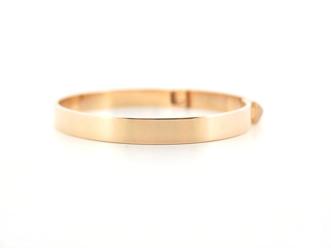 Collier bracelet HERMES collier de chien medor pm en or rose 18k 25gr 48 diamants 0.24ct 58 Facettes 266229