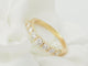 Bague 62 Demi alliance en or jaune et diamants 58 Facettes 33458