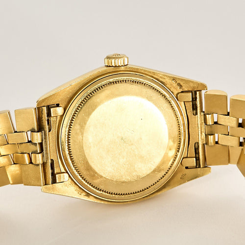 ROLEX - Date perpetual Datejust - Montre en or jaune à boitier rond à mouvement automatique