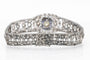 Bracelet Bracelet ancien d'époque Art Déco, richement serti de pierres précieuses 58 Facettes 10685