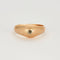 Bague 59 Bague jonc or jaune et diamant 58 Facettes SPEV 14