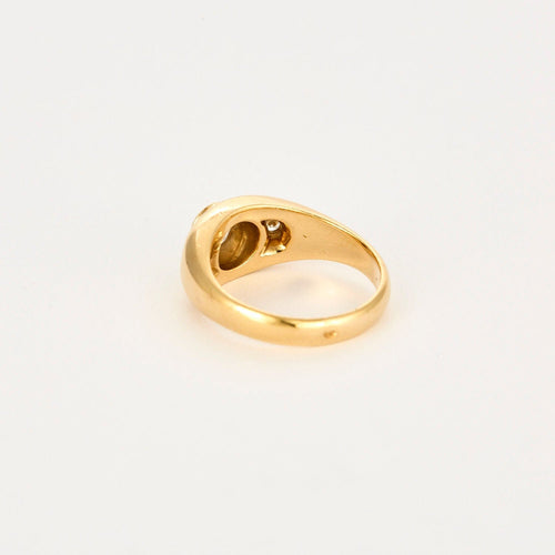 Bague 48.5 Bague or jaune diamant 58 Facettes