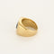 Bague 46 Bague chevalière en or jaune et saphir 58 Facettes MAN1695X3