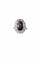 Bague 51 Bague Marguerite en platine, saphir et diamants 58 Facettes