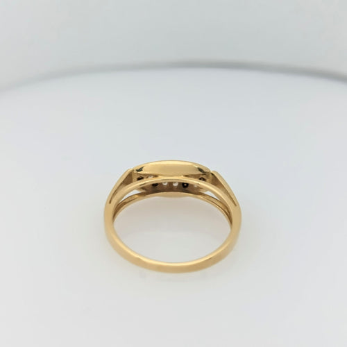 Bague 54 Bague en or jaune 21 diamants 58 Facettes 29033