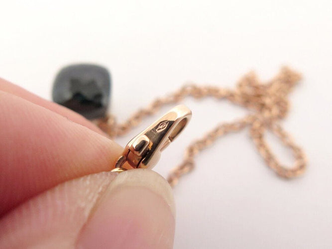 Collier collier POMELLATO nudo petit pendentif or rose 18k & topaze 58 Facettes 266329