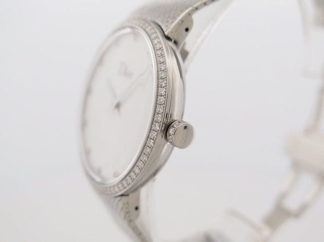 Montre montre la d de DIOR satine cd043115 36mm acier diamants quartz 58 Facettes 266097