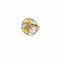 Bague tourbillon or rose , jade et diamants