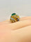 Bague 51.5 Bague en or jaune et platine, émeraude et diamants 58 Facettes AB539