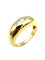 CARTIER. Collection "Daphné", bague vintage or jaune et diamants