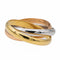 Bague 47 Cartier Bague Trinity Or jaune, Or blanc, Or rose 58 Facettes 2569523CN